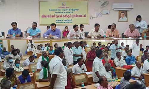 செங்கல்பட்டில் விவசாயிகள் நலன் கூட்டம்