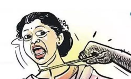 அறந்தாங்கி அருகே வீட்டில் தூங்கிய பெண்ணிடம் 20 பவுன் சங்கிலி பறிப்பு