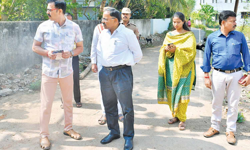 சீர்காழி பகுதியில் நடைபெற்று வரும் தூய்மை பணிகளை கலெக்டர் ஆய்வு