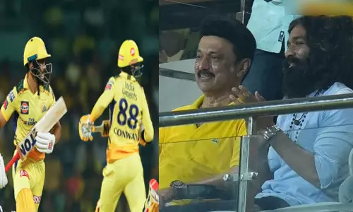 முதல்வர் ஸ்டாலினுடன் அமர்ந்து ஐபிஎல் போட்டியை பார்த்த தனுஷ்.. புகைப்படம் வைரல்