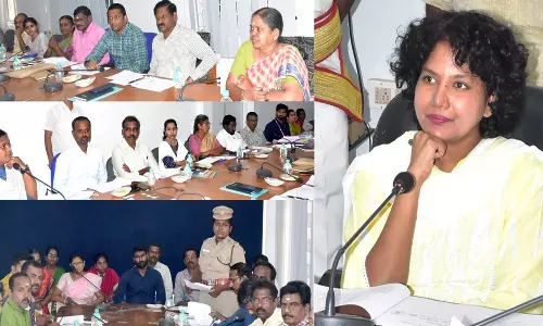 புதுக்கோட்டை கலெக்டர் தலைமையில் நில கையப்படுத்துவது குறித்த கூட்டம்