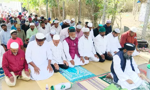 கோவில்பாளையத்தில் ரம்ஜான் சிறப்பு தொழுகை