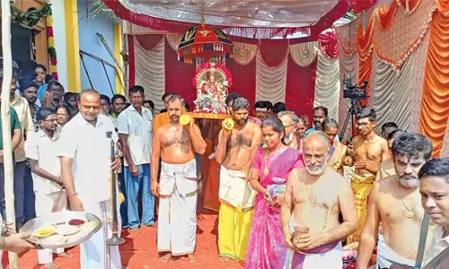 கொங்கணாபுரம்அதிர்ஷ்ட லட்சுமி கோவிலில் அட்சய வாசல் திறப்பு