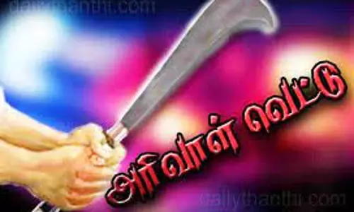 மதுபோதையில் மனைவியை 20 இடங்களில் அரிவாளால் வெட்டிய  கூலி தொழிலாளி