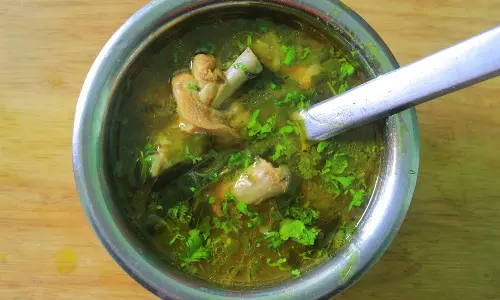 காரசாரமான செட்டிநாடு சிக்கன் ரசம்