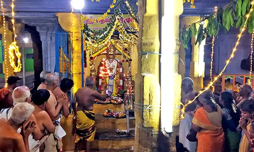 செங்கோட்டை, புளியரை தட்சிணாமூர்த்தி கோவிலில் குருபெயர்ச்சி விழா