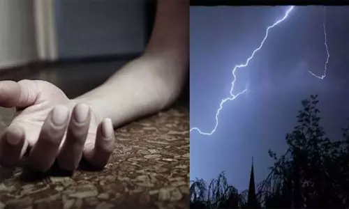 நெமிலி அருகே மின்னல் தாக்கி விவசாயி பலி