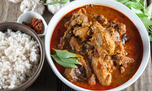 வறுத்து அரைத்த சிக்கன் குழம்பு