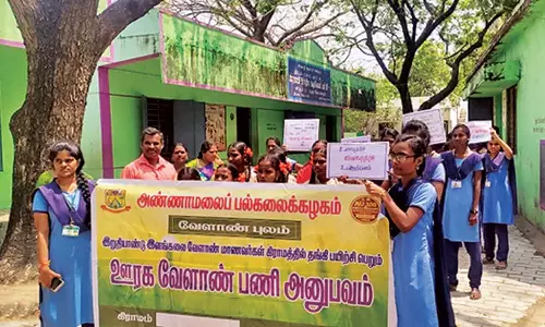 இயற்கை விவசாயம் குறித்து விழிப்புணர்வு