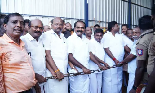 ஆலங்குடியில் சித்தி விநாயகர் கோவில் தேர் வெள்ளோட்டம்