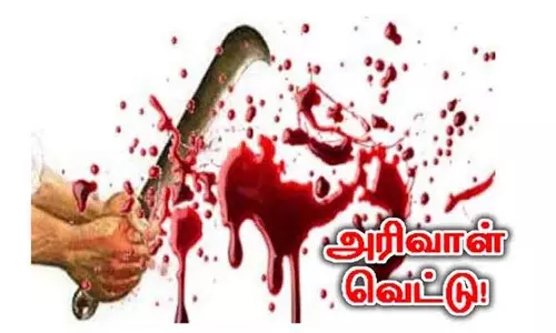 கோவையில் டிரைவருக்கு அரிவாள் வெட்டு