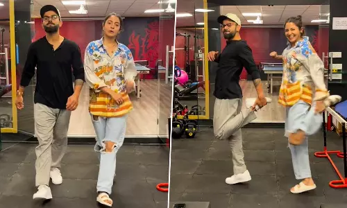 மனைவியுடன் குத்தாட்டம் போட்ட விராட் கோலி- வைரலாகும் வீடியோ