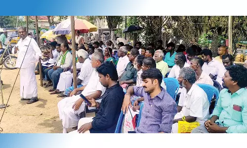 இந்திய கம்யூனிஸ்டு கட்சியினர் ஆர்ப்பாட்டம்