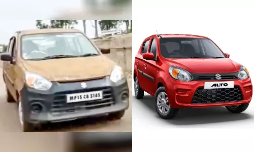 கார் முழுக்க மாட்டு சாணம் பூசிய நபர் - ஏன் தெரியுமா?