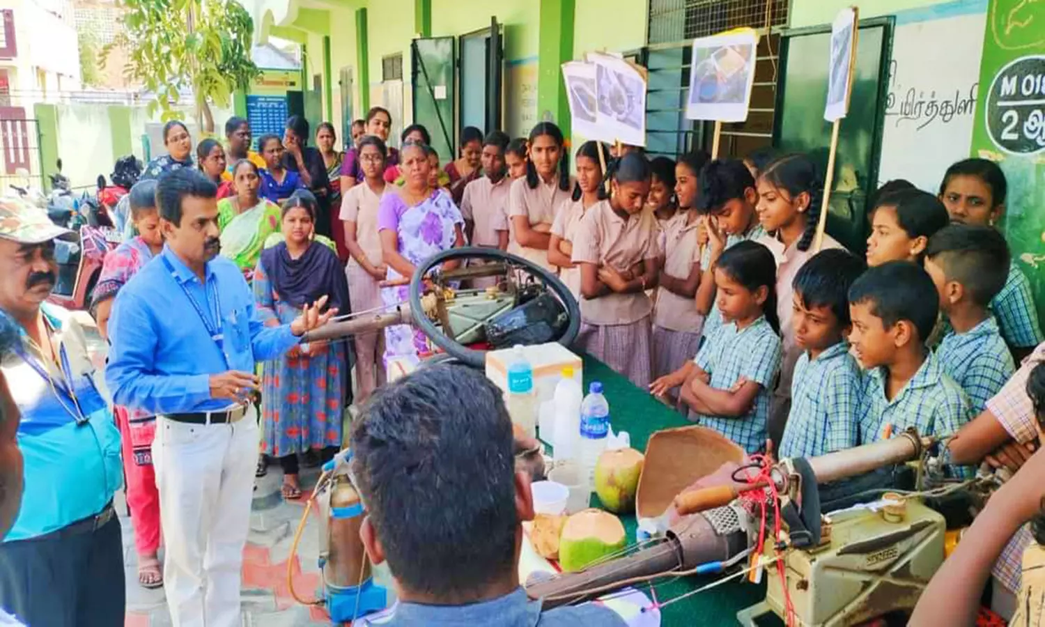 பள்ளி மாணவ, மாணவிகளுக்கு மலேரியா நோய் தடுப்பு விழிப்புணர்வு