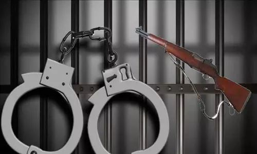 நாட்டு துப்பாக்கி வைத்திருந்த விவசாயி கைது