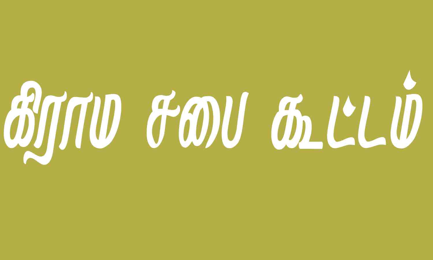 14 பஞ்சாயத்தில் கிராம சபை கூட்டம்