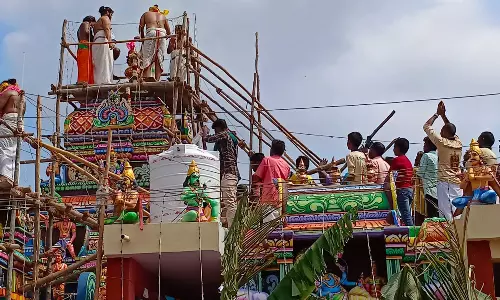 இடையான்குடிகாடு தும்பிக்கை ஆழ்வார், வரதராஜ பெருமாள் கோவிலில் கும்பாபிஷேகம்