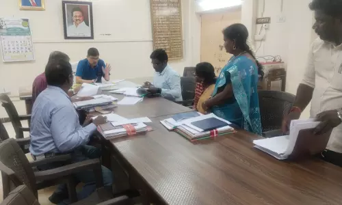 பண்ருட்டியில்  தமிழக கூடுதல் தலைமை செயலாளர் ஆய்வு