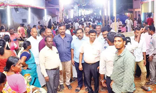 சாயர்புரம் அருகே அசன பண்டிகை விழா