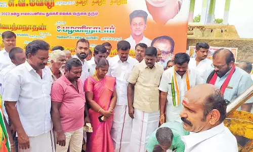 ரூ.4.41 கோடியில் திப்பணம்பட்டி-அரியப்பபுரம் சாலைப்பணி தொடக்கம்