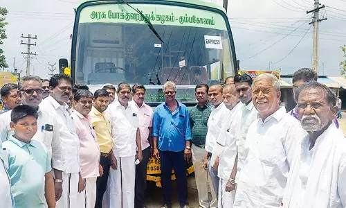 சிறுத்தலைக்காடு- நாகைக்கு புதிய பஸ் சேவை தொடக்கம்