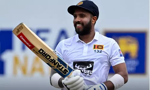 மதுஷ்கா, குசால் மெண்டிஸ் இரட்டை சதம் - இலங்கை 3 விக்கெட்டுக்கு 704 ரன்கள் எடுத்து டிக்ளேர்