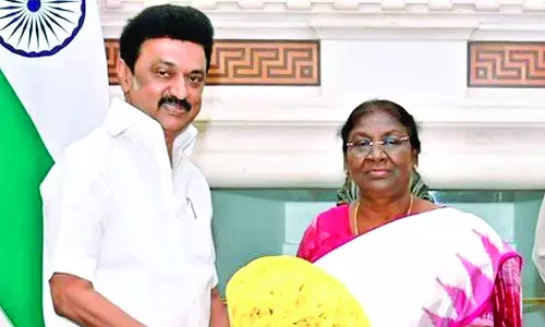 குடியரசு தலைவர் திரௌபதி முர்முவை சந்தித்தார் முதலமைச்சர் மு.க.ஸ்டாலின்