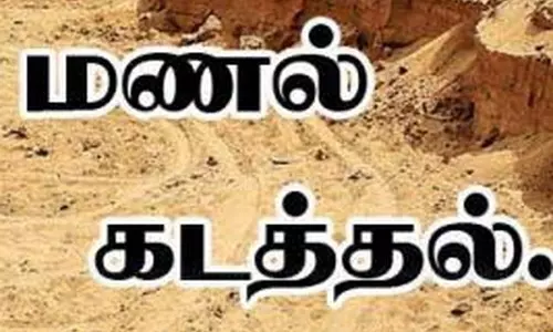 திட்டக்குடியில் மணல் திருட்டு