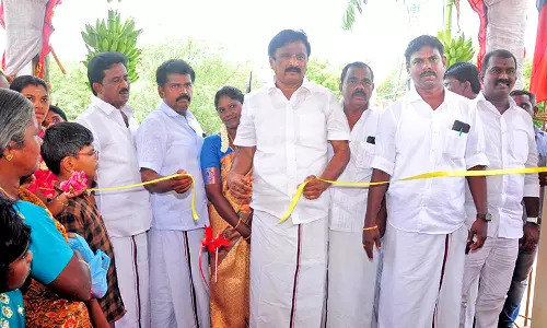 நெல்லை அருகே ரூ. 23.56 லட்சத்தில் பஞ்சாயத்து அலுவலக புதிய கட்டிடம் - அப்துல் வகாப் எம்.எல்.ஏ. திறந்து வைத்தார்