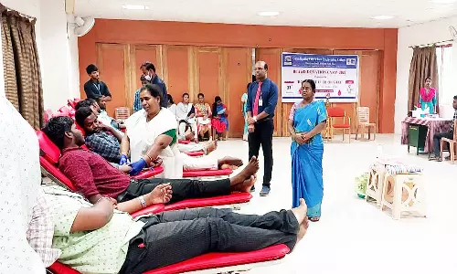 கணாதிபதி துளசிஸ் என்ஜினீயரிங் கல்லூரியில் ரத்ததான முகாம்