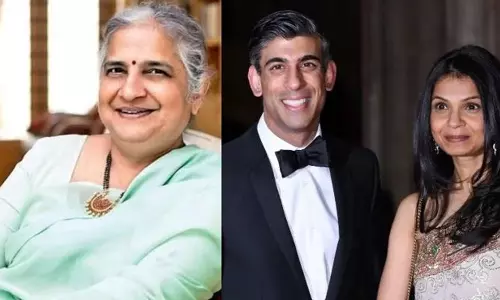 ரிஷியை இங்கிலாந்து பிரதமராக்கியது எனது மகள்: சுதா மூர்த்தி பெருமிதம்