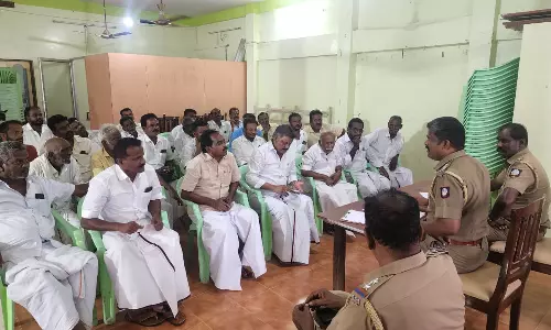 கறம்பக்குடி பகுதிகளில் குற்ற செயல்களை தடுப்பது குறித்த ஆலோசனை கூட்டம்