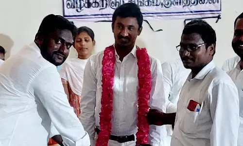 குளித்தலை ஒருங்கிணைந்த நீதிமன்ற வளாகத்தில் வழக்கறிஞர்கள் சங்க ஆண்டு விழா மற்றும் நீதிபதிக்கு பாராட்டு விழா