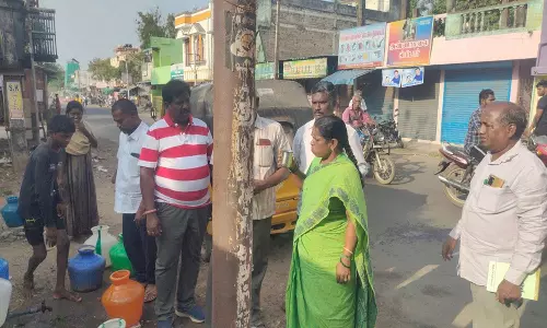 கடலூர் மாநகராட்சியில்  குப்பைகள் அகற்றப்படுகிறதா? குடிநீர் தரமாக வழங்கப்படுகிறதா? மேயர் சுந்தரி ராஜா திடீர் ஆய்வு
