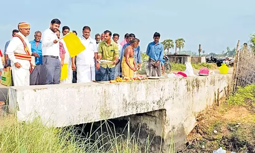 வாய்க்கால் தூர்வாரும் பணியை கலெக்டர் தொடங்கி வைத்தார்