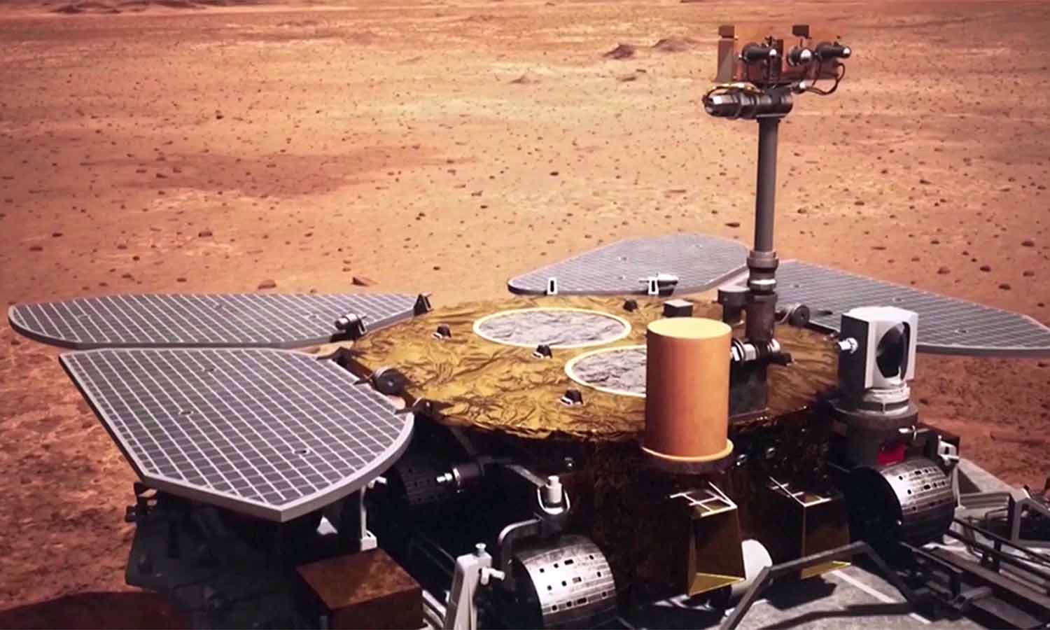 Penjelajah Cina menemukan bukti adanya air di Mars