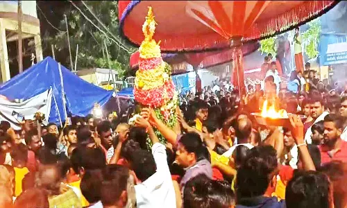 கெங்கையம்மன் கோவிலில் காப்பு கட்டுதல் நிகழ்ச்சி