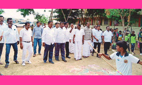 மாநில அளவிலான சிலம்ப போட்டி