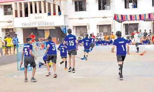 திருவாரூரில், மாநில அளவிலான தரைப்பந்து போட்டி தொடக்கம்