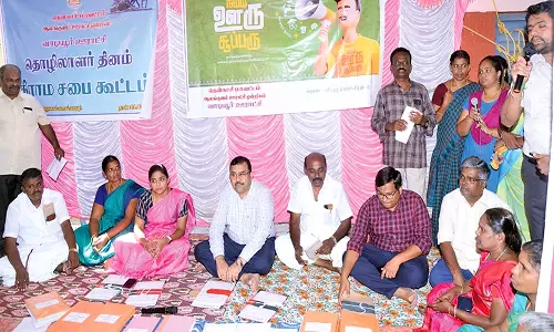 தென்காசி மாவட்டத்தில் கிராமசபை கூட்டங்கள்-வாடியூர் ஊராட்சியில் கலெக்டர் பங்கேற்பு