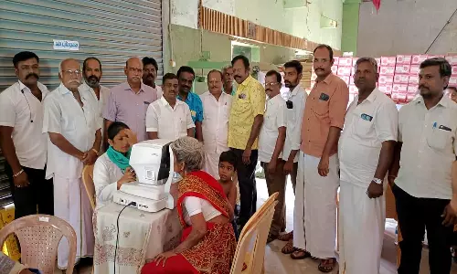 கோவில்பட்டியில் மருத்துவம்- கண் பரிசோதனை முகாம்