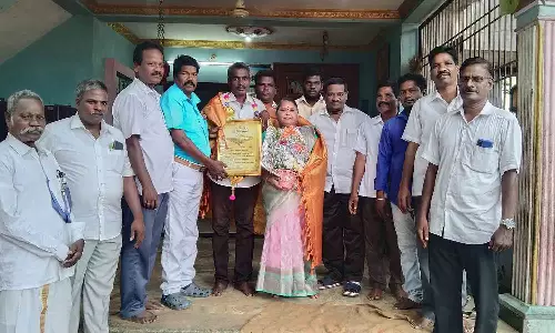 ஒருங்கிணைந்த ஆதிதிராவிடர் கூட்டமைப்பு சார்பில் பாராட்டு விழா