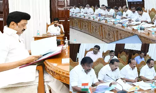 தமிழக அமைச்சரவை கூட்டம்: 5 நிறுவனங்கள் தொழில் தொடங்க ஒப்புதல்