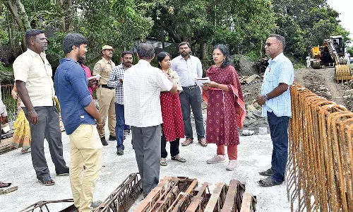 போடி பகுதியில் வளர்ச்சி திட்ட பணிகள் குறித்து கலெக்டர் ஆய்வு