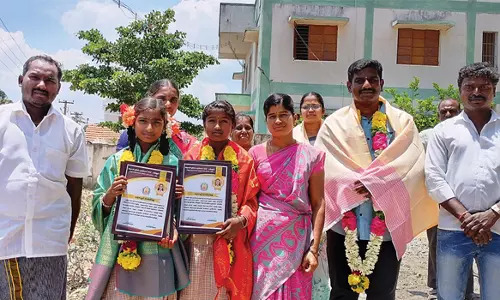 கல்வி, கலைத்திறன், தேசிய திறனறித் தேர்வில்மண்ணுார் மலை கிராம பள்ளி மாணவர்கள் வெற்றிபெற்று சாதனை