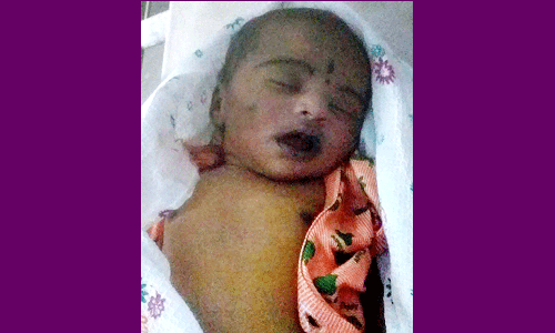 பெண் குழந்தை சாவில் மர்மம்; பெற்றோரிடம் விசாரணை