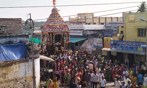 மகுடேஸ்வரர்- வீரநாராயண பெருமாள் கோவில் தேரோட்டம்