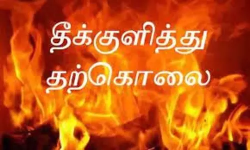 தீக்குளித்த கூலி தொழிலாளி பலி