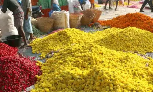 பூக்கள் விலை கிடு கிடு உயர்வு